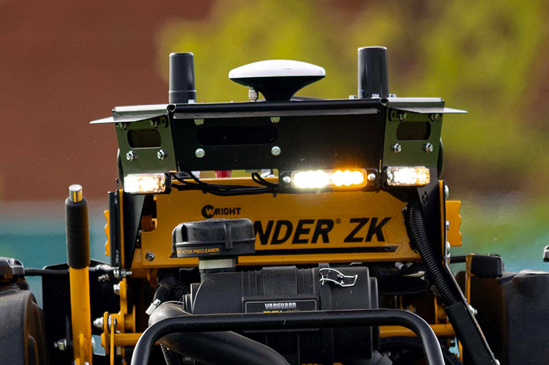 stand up mower ZK Auto Cameras Stand on mowers