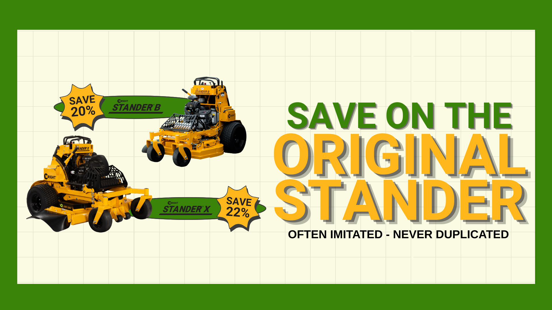 Wright Mowers | Zero Turn Commercial Lawn Mowers
